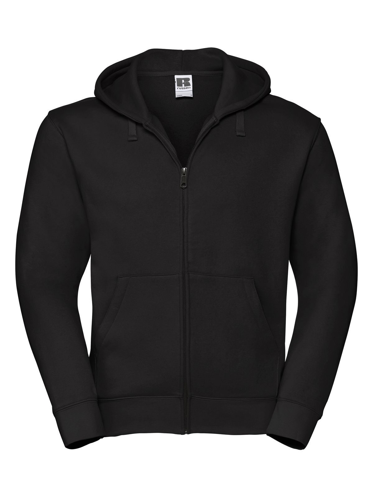 Men's Authentic Zipped Hood Jacket - 36 - Black