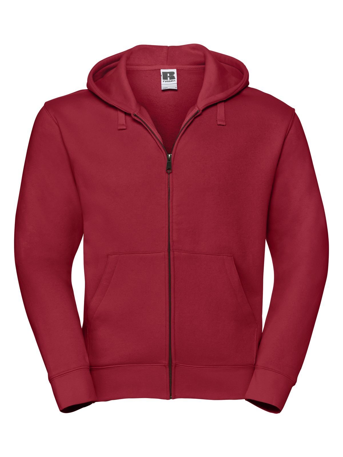 Men's Authentic Zipped Hood Jacket - CR - Classic Red