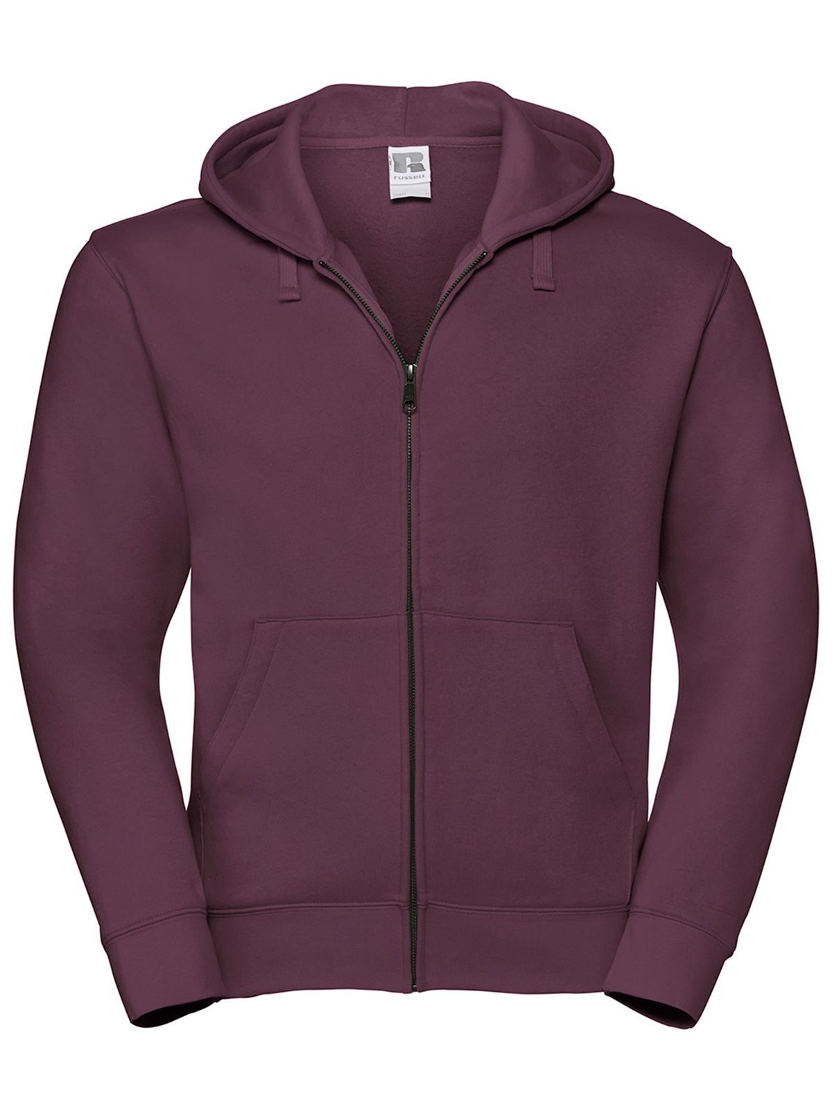 Men's Authentic Zipped Hood Jacket - 41 - Burgundy