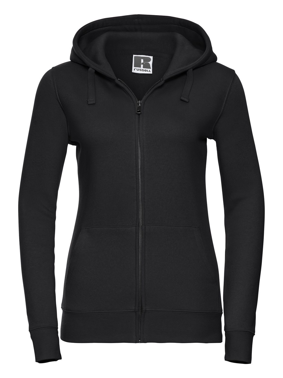 Ladies´ Authentic Zipped Hood Jacket - 36 - Black