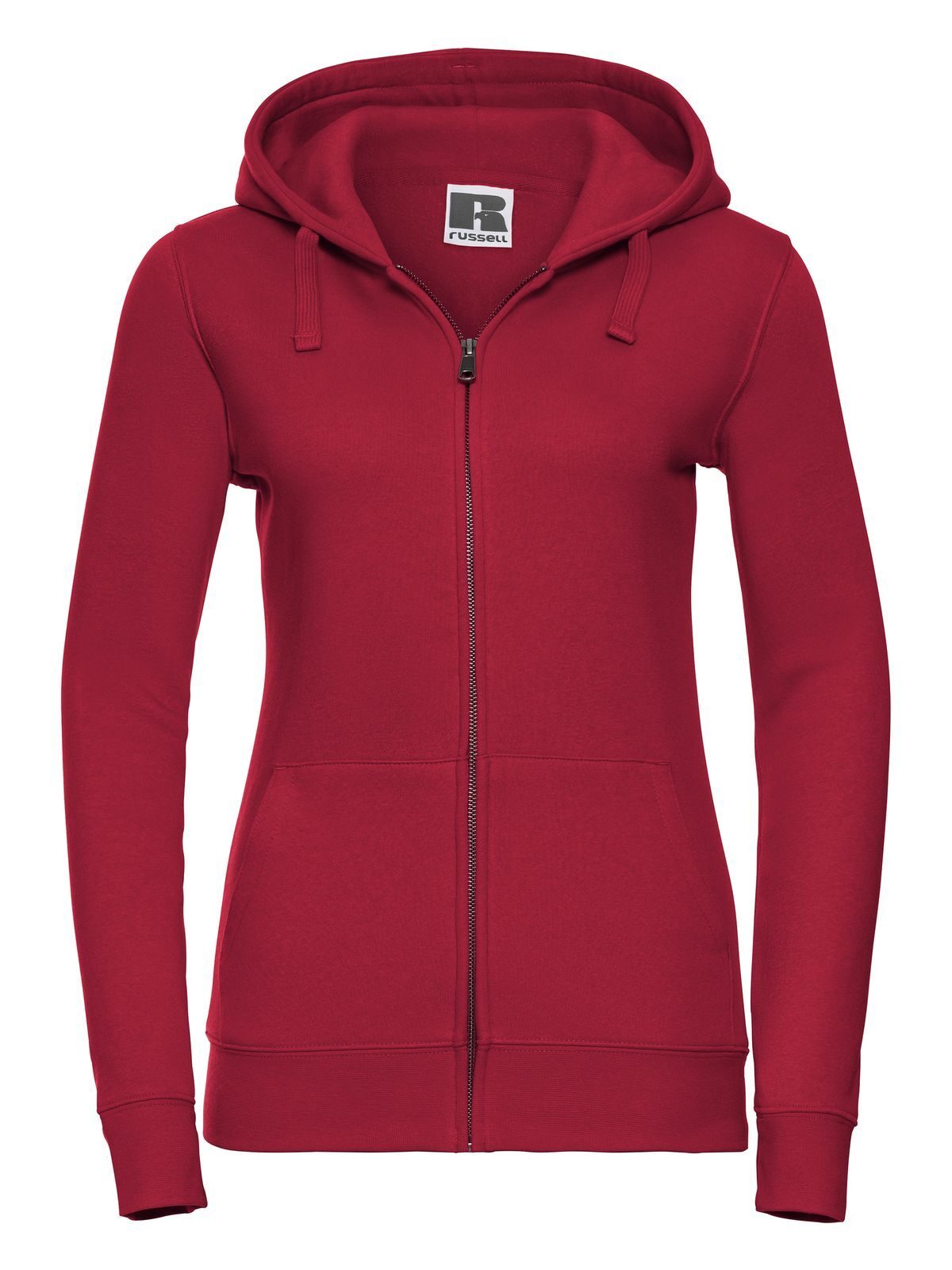 Ladies´ Authentic Zipped Hood Jacket - CR - Classic Red