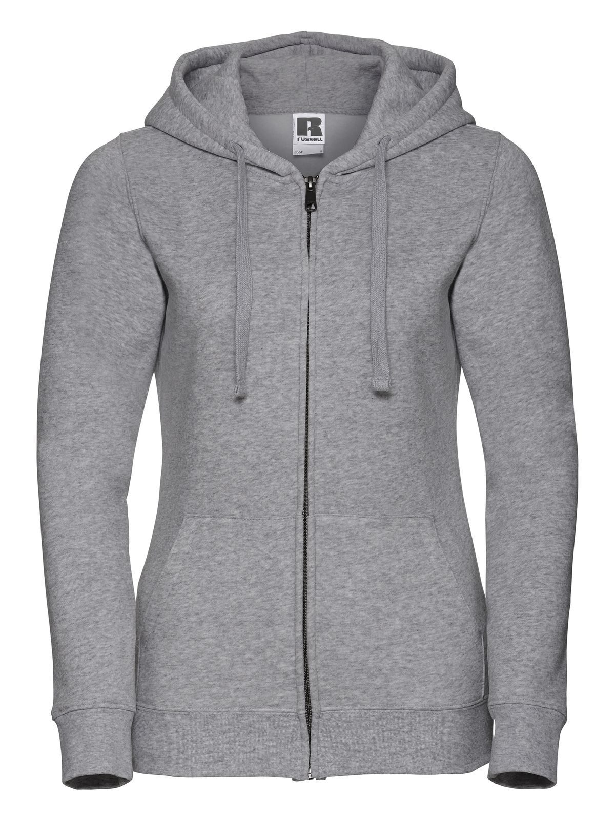 Ladies´ Authentic Zipped Hood Jacket - LX - Light Oxford