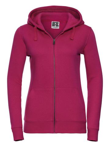 Authentic con Cappuccio e Zip - 57 - Fuchsia