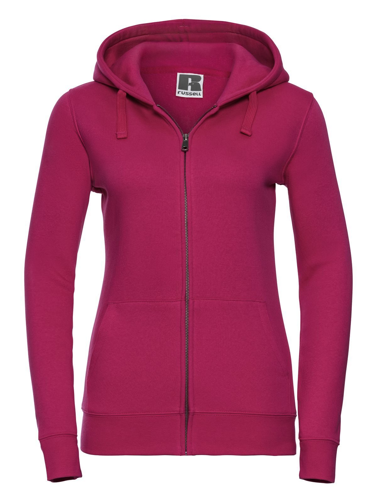 Ladies´ Authentic Zipped Hood Jacket - 57 - Fuchsia
