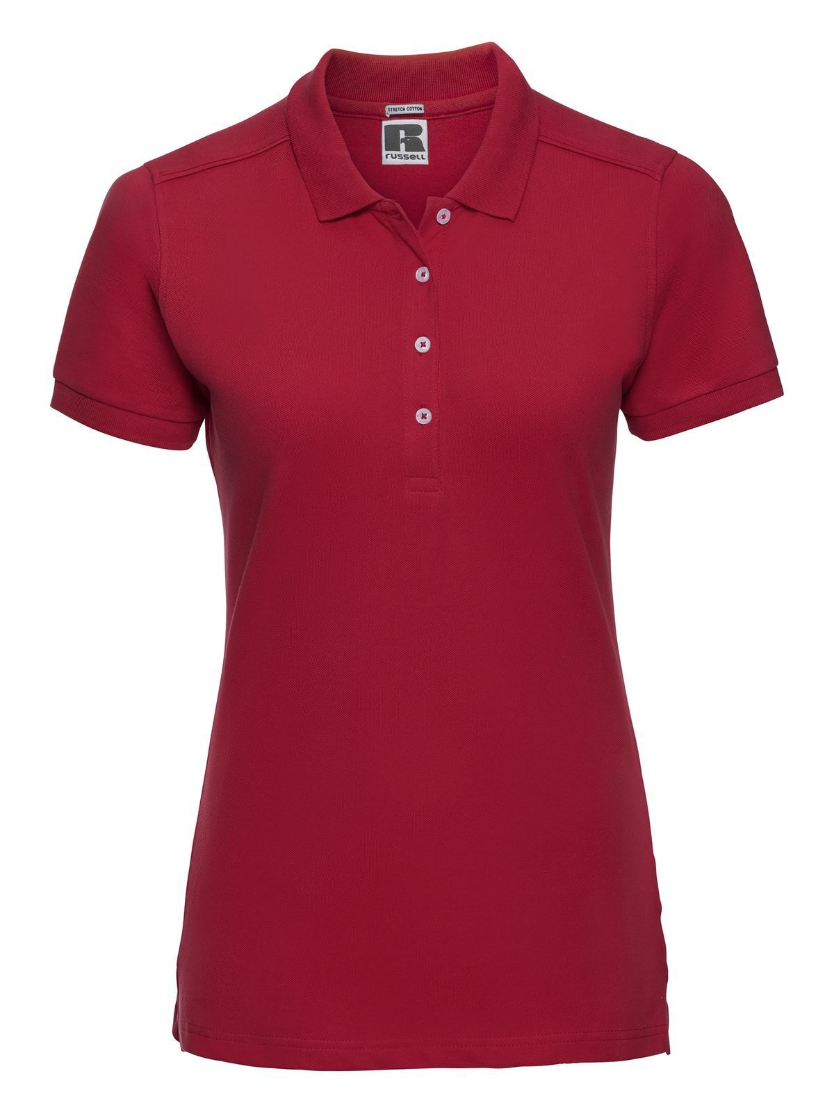 Ladies' Fitted Stretch Polo - CR - Classic Red