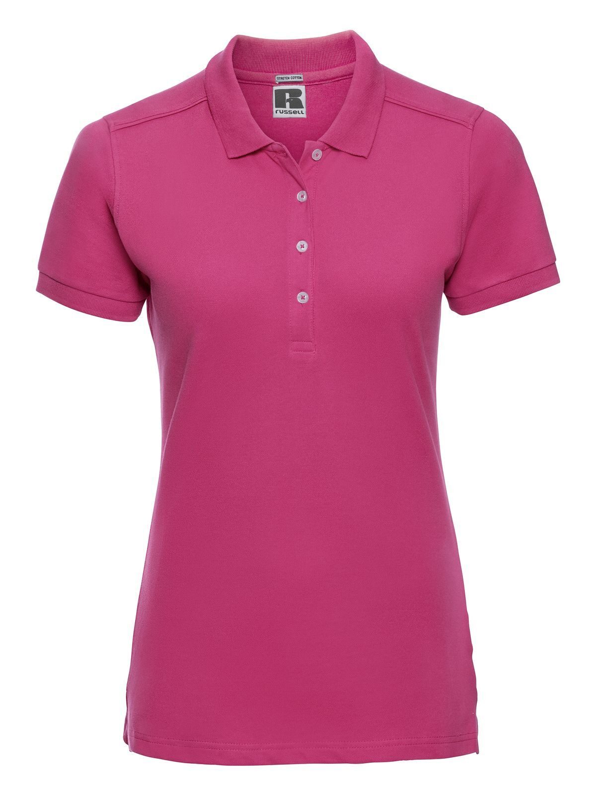 Ladies' Fitted Stretch Polo - 57 - Fuchsia