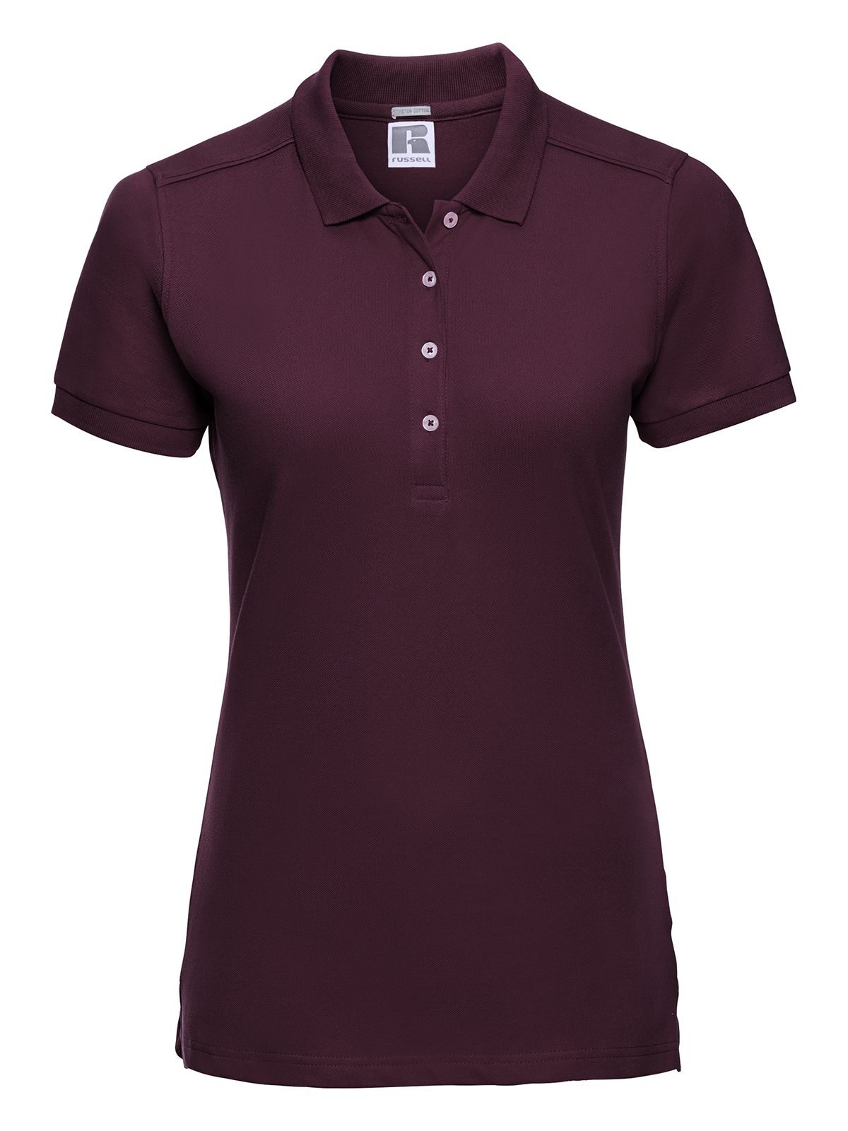 Ladies' Fitted Stretch Polo - 41 - Burgundy