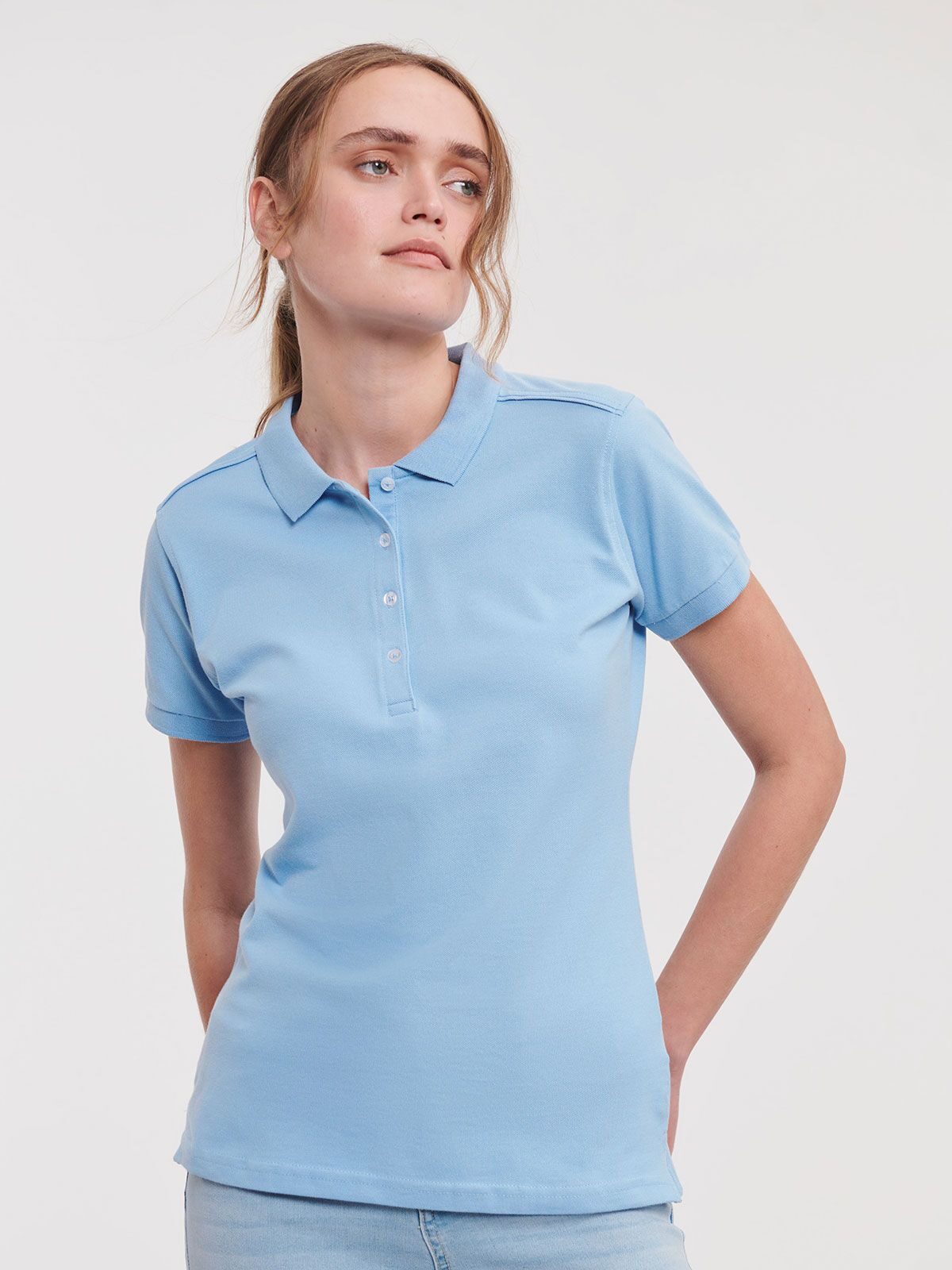 Ladies' Fitted Stretch Polo