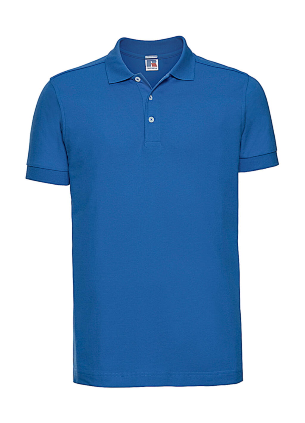 Men's Fitted Stretch Polo - Azure