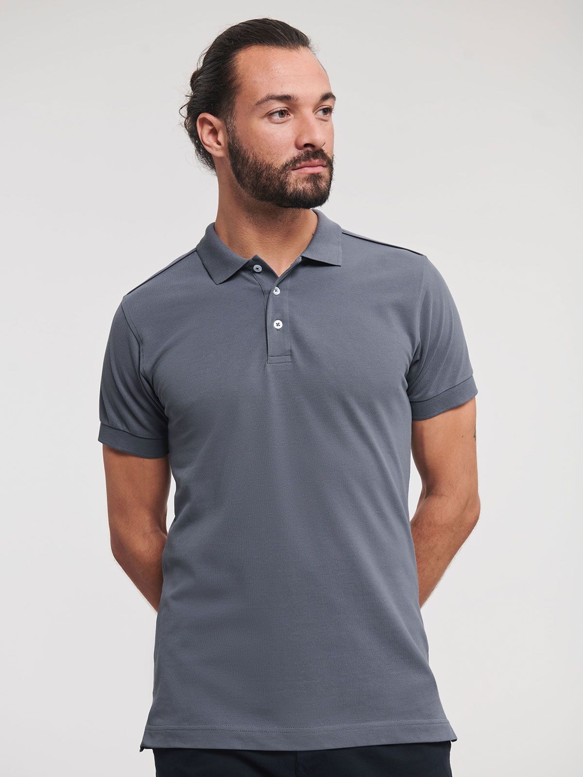 Men's Fitted Stretch Polo