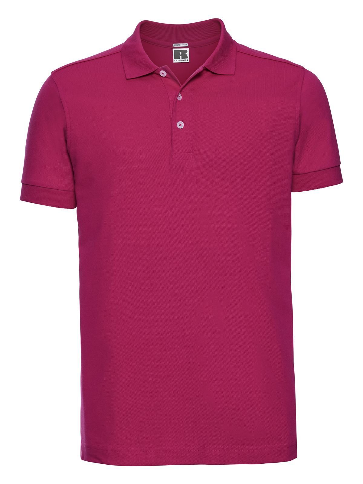 Men's Fitted Stretch Polo - 57 - Fuchsia
