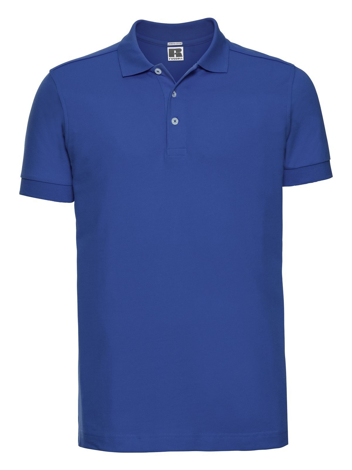 Men's Fitted Stretch Polo - ZU - Azure Blue