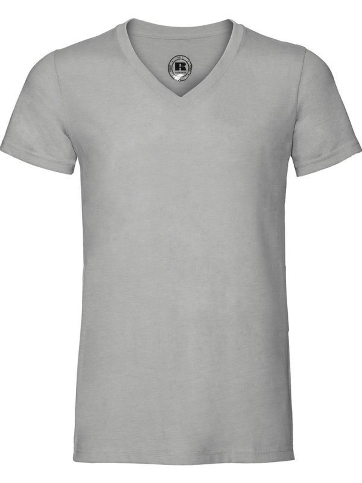 Men's V-Neck HD T - S7 - Silver Marl