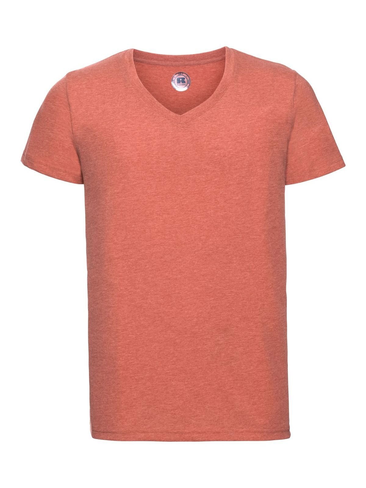 Men's V-Neck HD T - 3C - Coral Marl