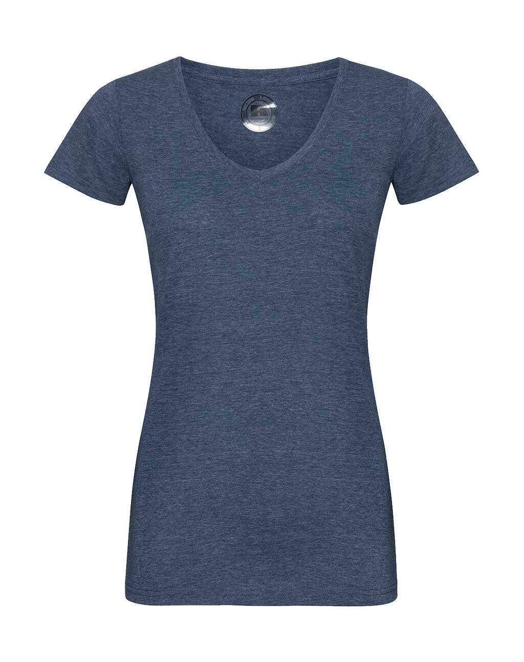 T-shirt donna HD scollo a V - Bright Navy Marl