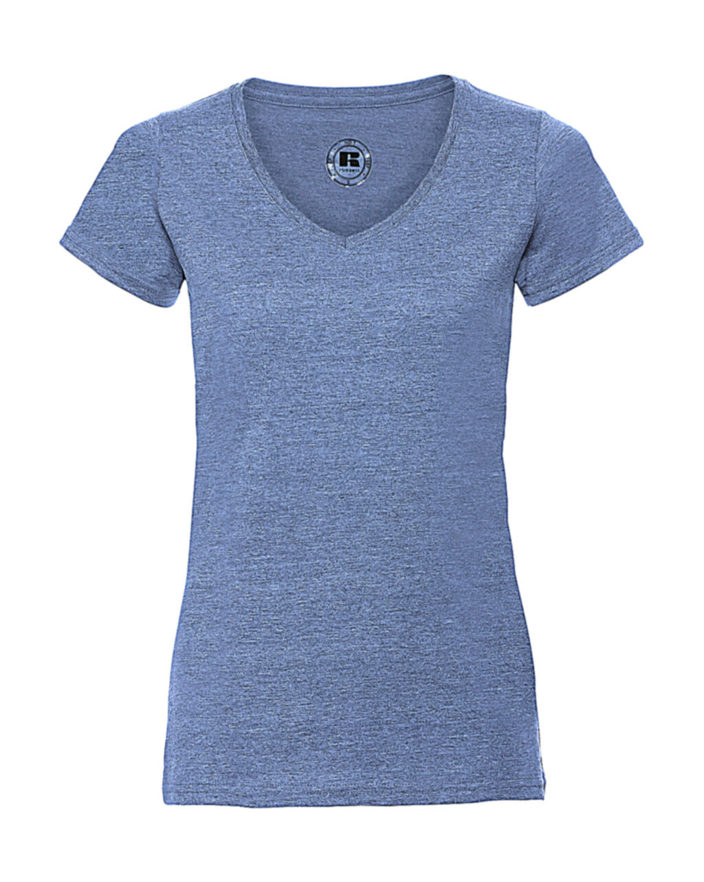 T-shirt donna HD scollo a V - Blue Marl