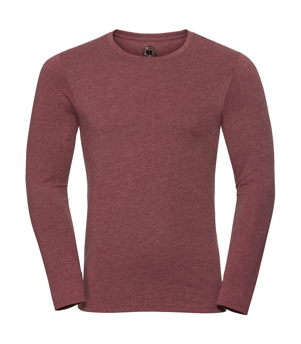 T-shirt uomo HD maniche lunghe - Maroon Marl