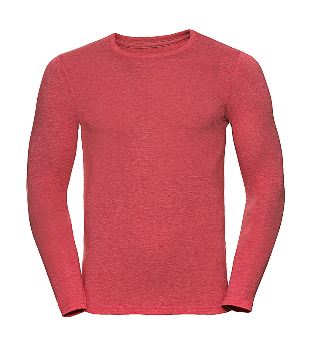 T-shirt uomo HD maniche lunghe - Red Marl
