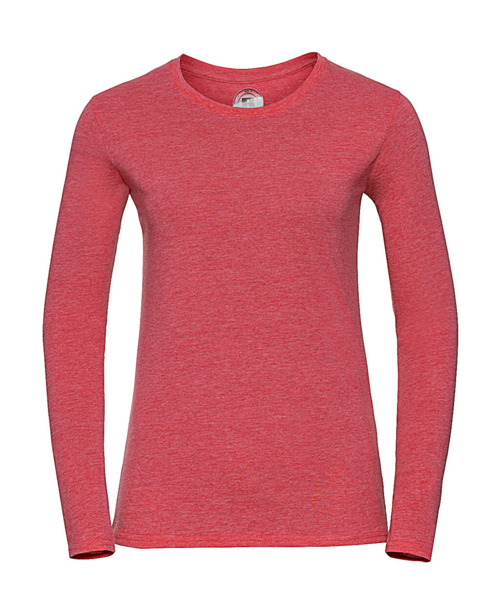 T-shirt donna HD maniche lunghe - Red Marl
