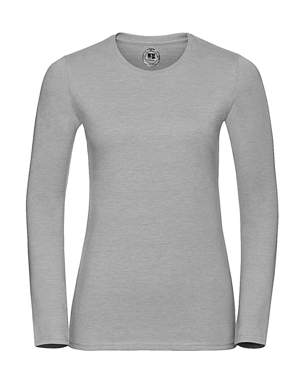 T-shirt donna HD maniche lunghe - Silver Marl
