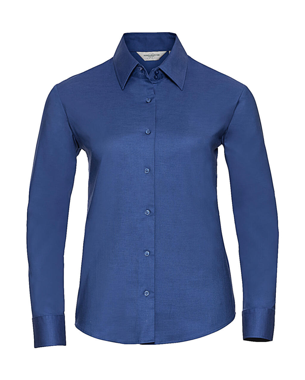 Ladies' Long Sleeve Tailored Oxford Shirt - ZT - Aztec Blue