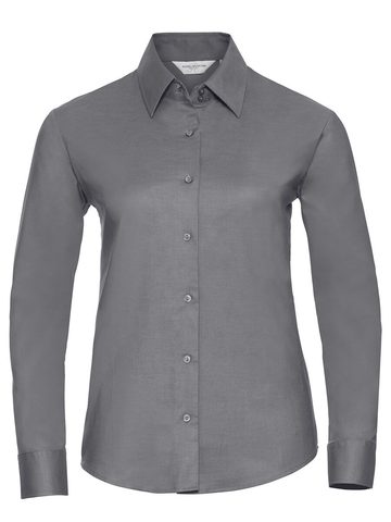 Camicia Oxford donna manica lunga - SI - Silver