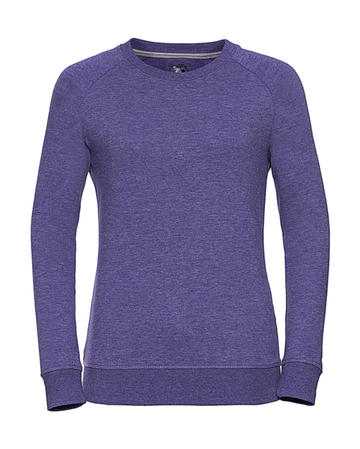 HD Felpa Donna French Terry - PZ - Purple Marl