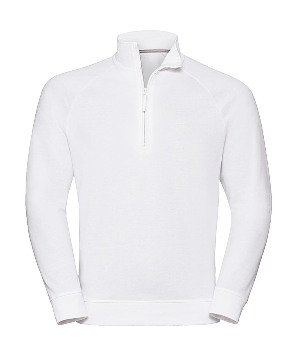 Felpa Uomo con zip 1/4 HD Fench Terry - 30 - White