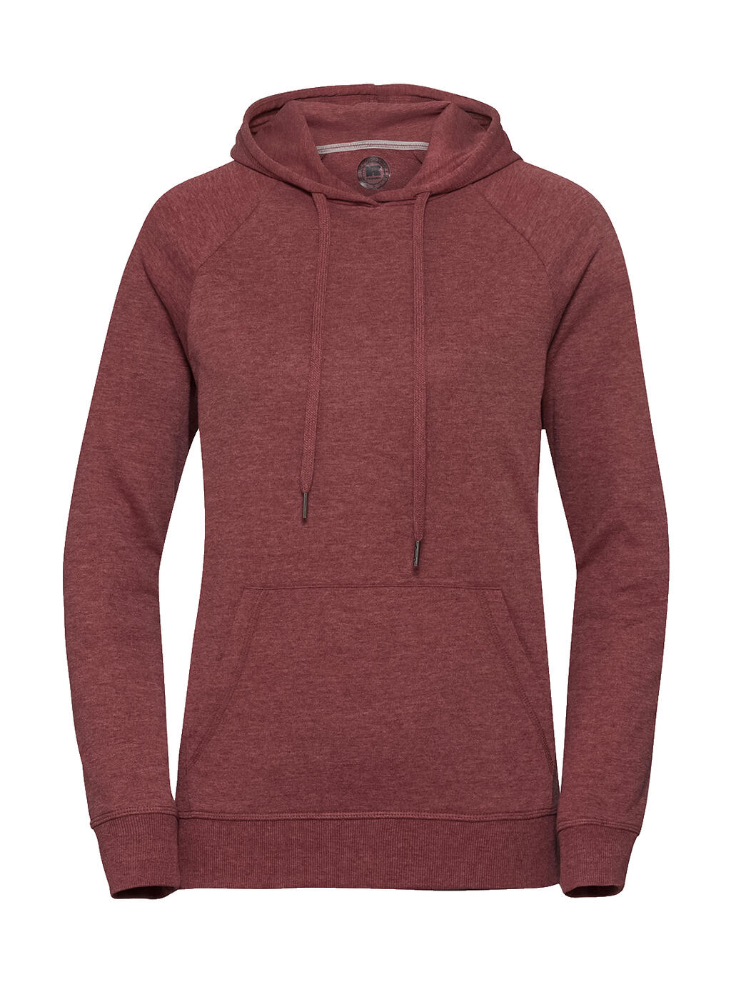 Felpa Donna con cappuccio HD Fench Terry - Maroon Marl