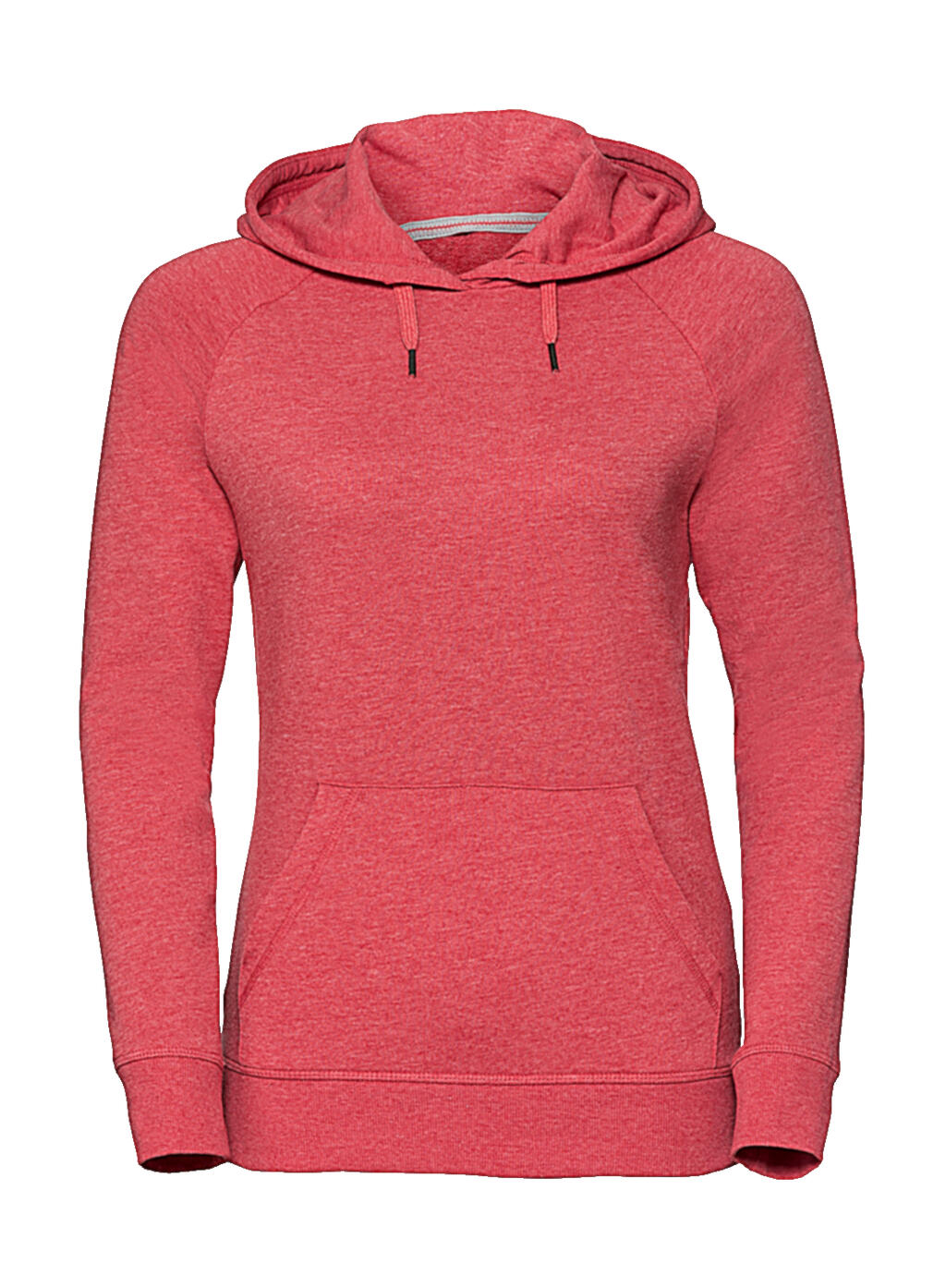 Felpa Donna con cappuccio HD Fench Terry - Red Marl