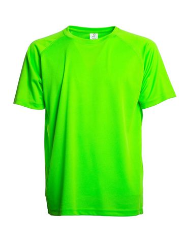 Run T Kids - GRFL- FLUO GREEN