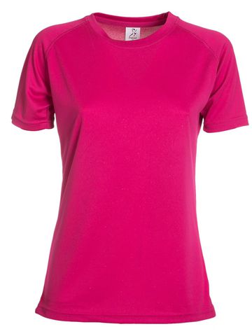 T-Shirt Running Women - Fu - Fucsia