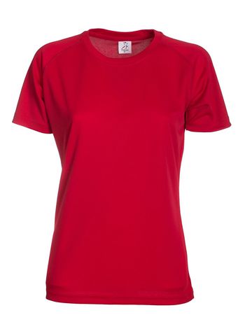 T-Shirt Running Women - RD-RED