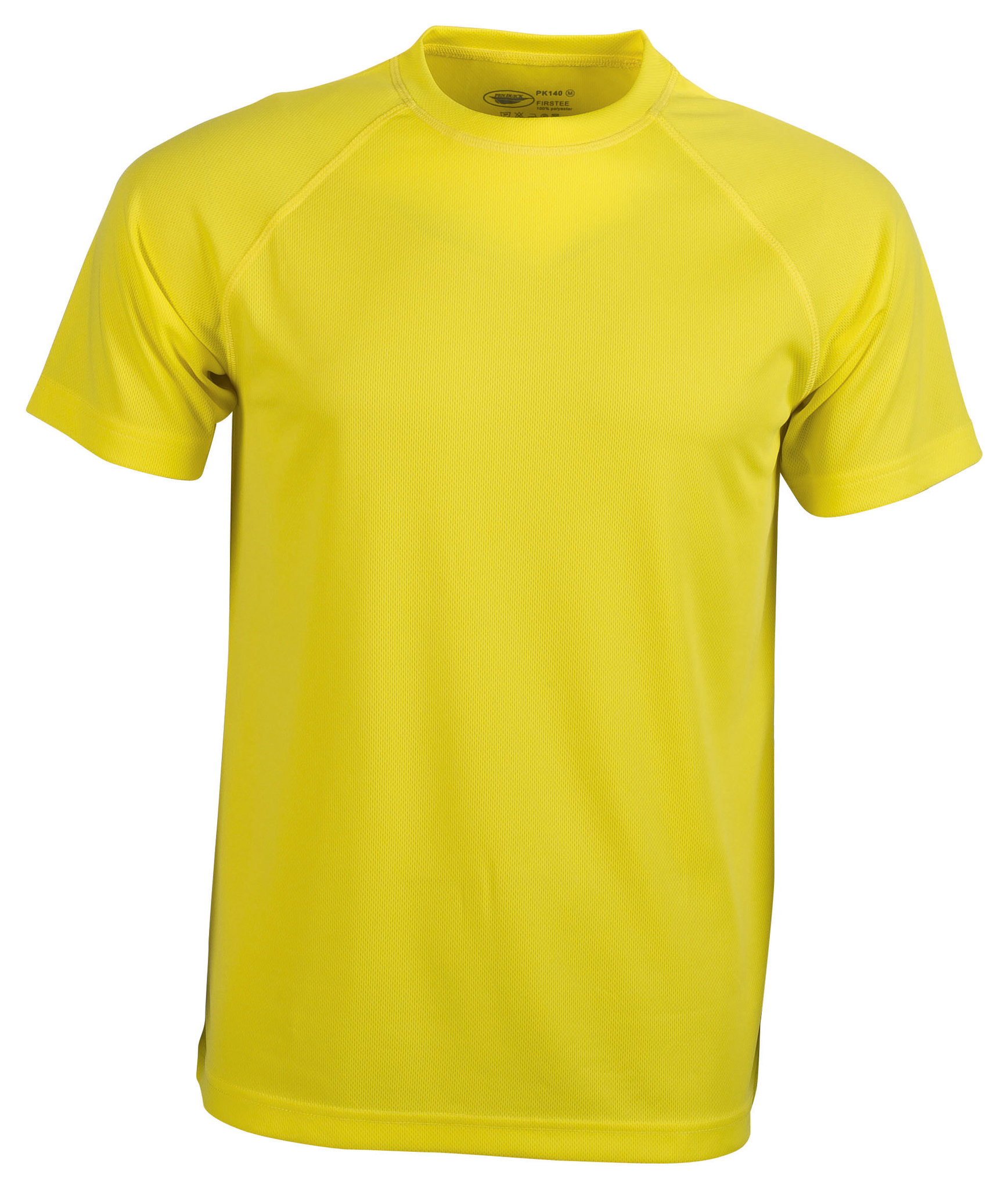 Firstee Maglia Sport G/C M/C 100% Pol. 140 gr/m2 Atoll S - YE - Fluorescent Yellow