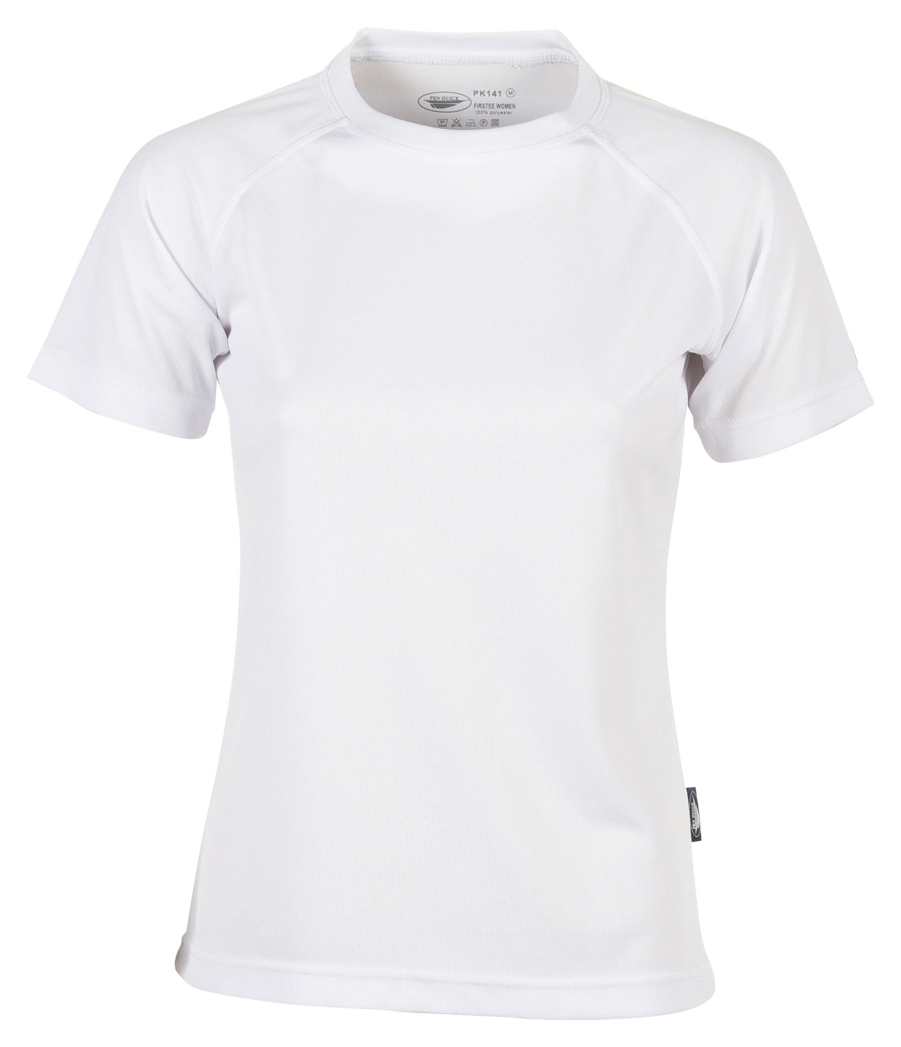 Firstee Donna Maglia Sport G/C M/C 100% Pol. 140gr Atoll XS - WH - White