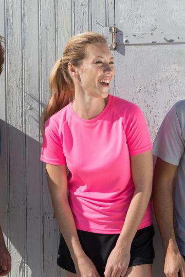 Fritte donna maglia sport girocollo manica corta