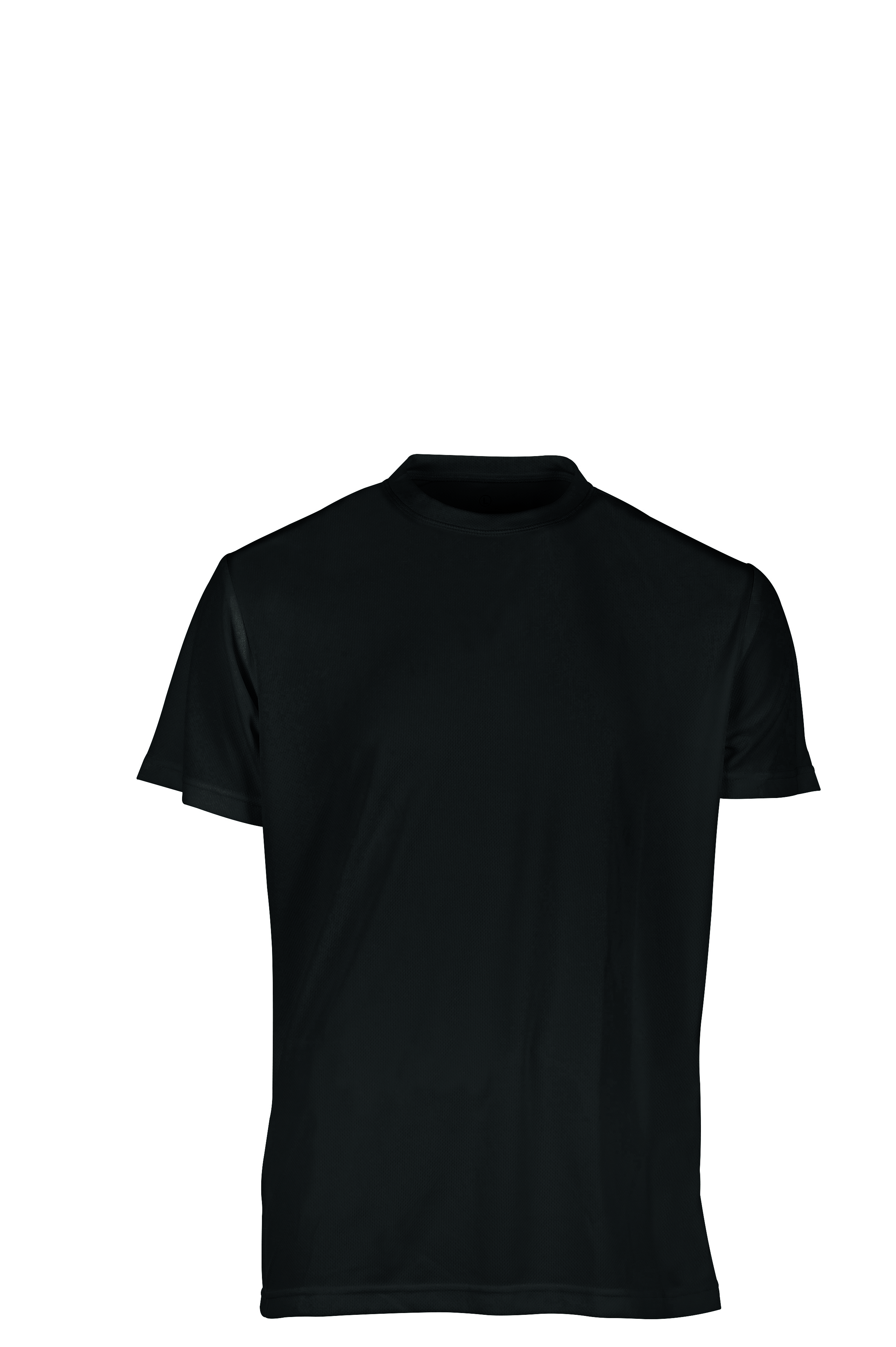 Maglia Sport G/C M/C 100% Pol. 130 gr/m2 Aqua XXS - BK - Black
