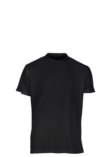 Maglia sport girocollo manica corta - BK - Black