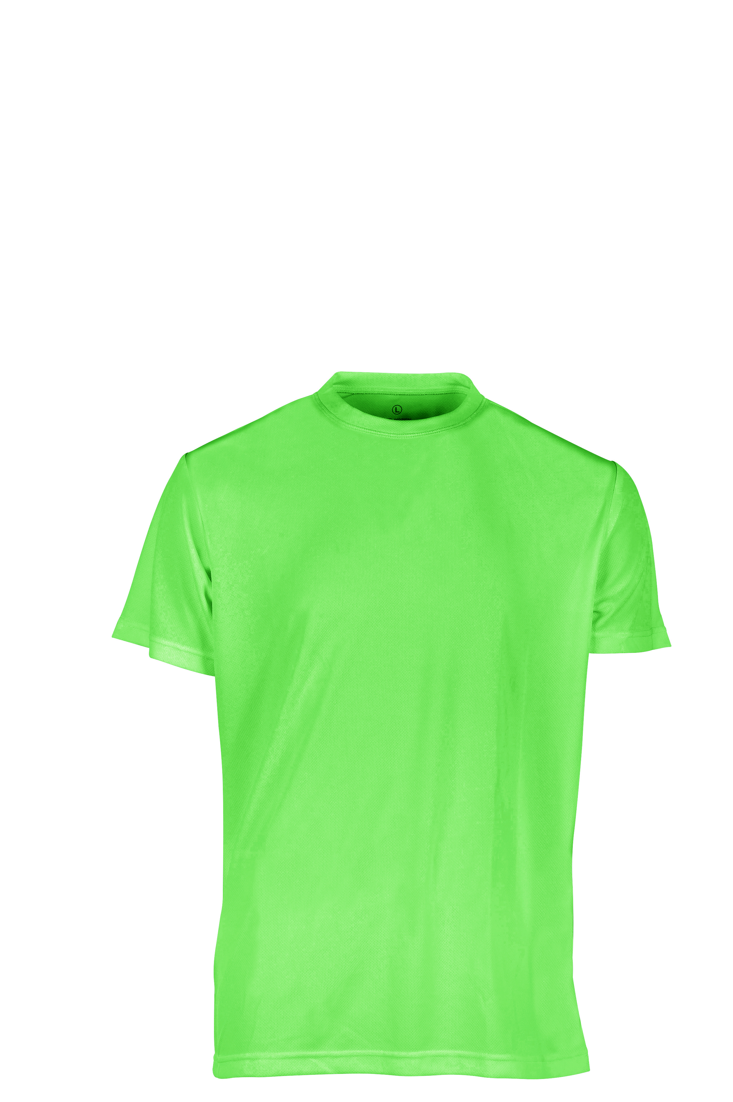 Maglia Sport G/C M/C 100% Pol. 130 gr/m2 Aqua XXS - LI - Lime