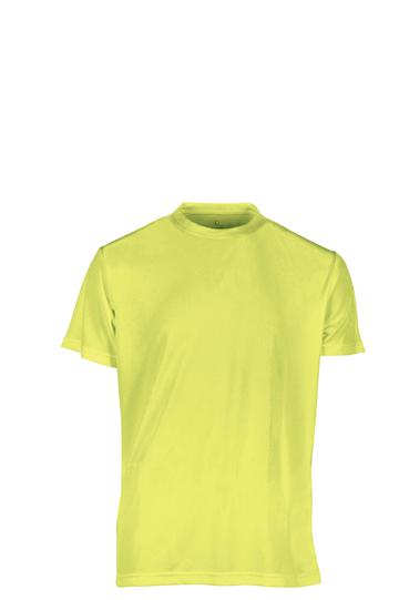 Maglia sport girocollo manica corta - YE - Fluorescent Yellow