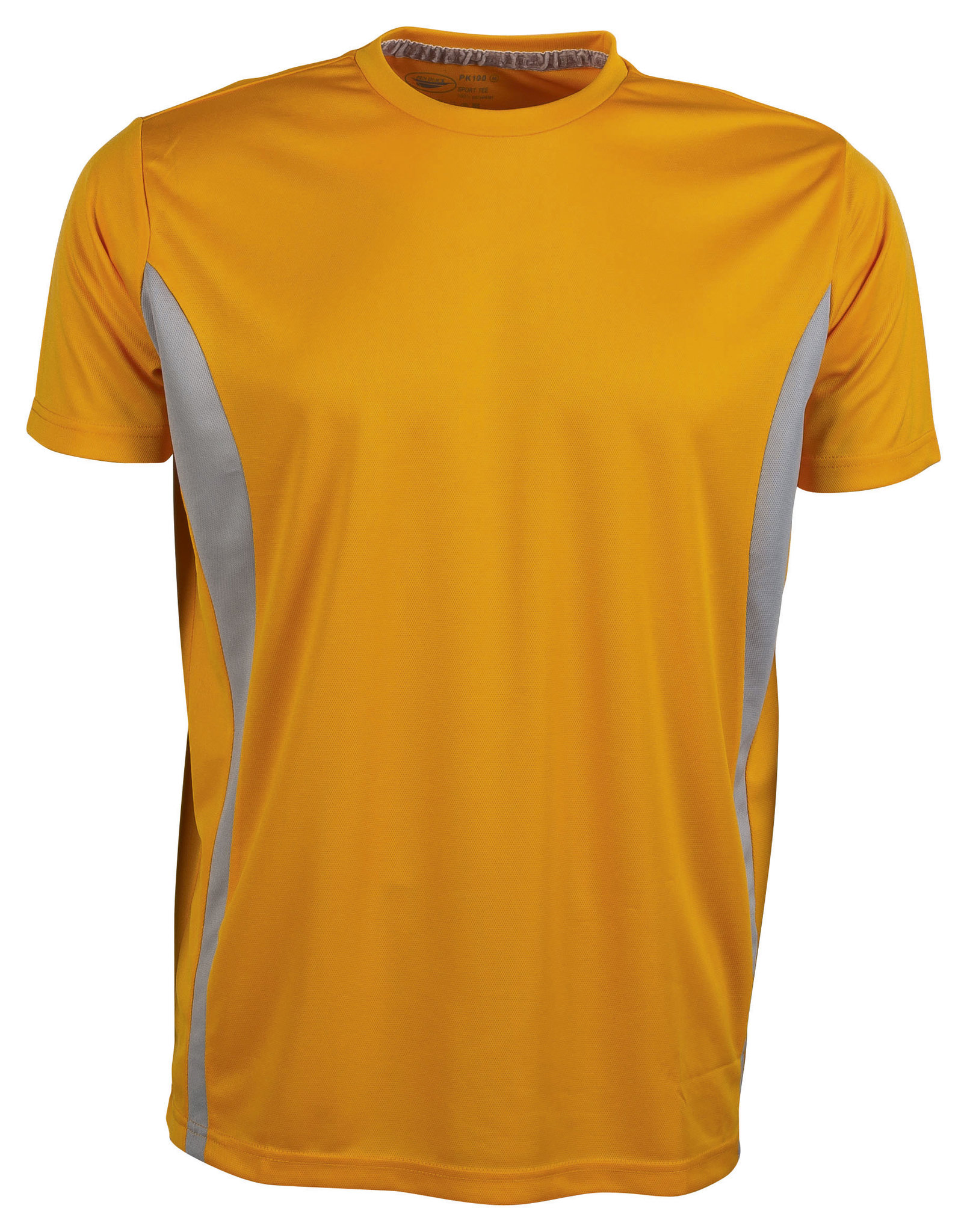 Sport Tee Maglia Contrast M/C 100% Poly 140 gr/m2 Azure/White S - OR - Fluorescent Orange
