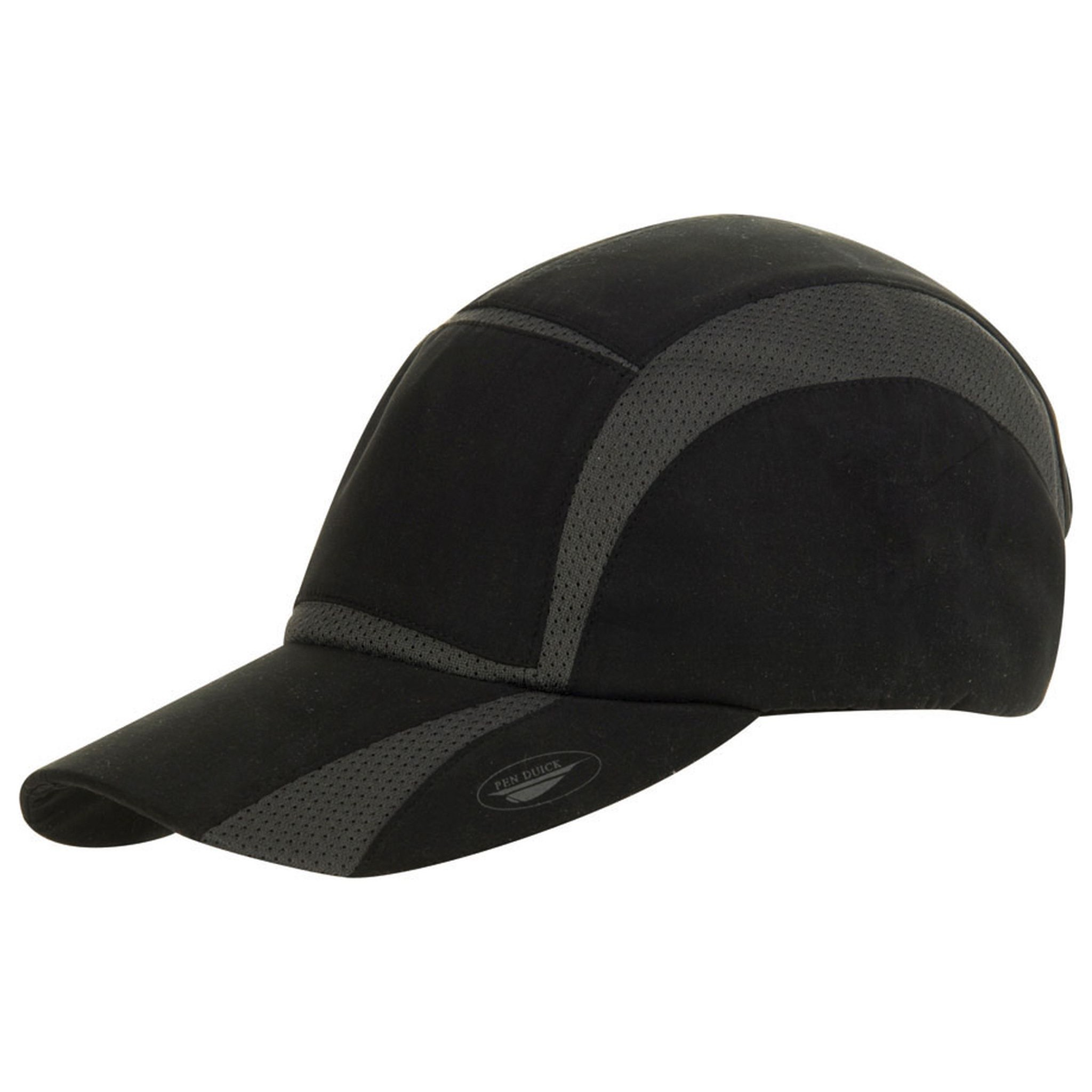 Sport Cap 100% Pol Traspirante Black/Grey - BK - Black