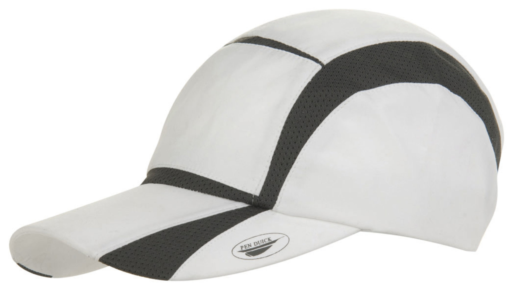 Sport Cap 100% Pol Traspirante Black/Grey - WH - White