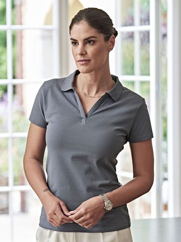Women Luxury Stretch V Polo