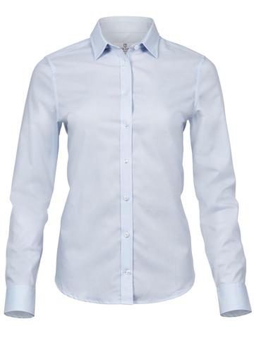 Ladies Stretch Luxury Shirt - LIGHT BLUE