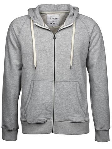 Urban Zip Hoodie - 007 - Heather Grey