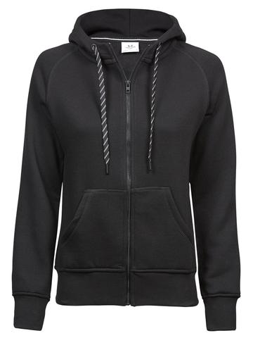 Ladies Fashion Full Zip Hood - 002 - Black