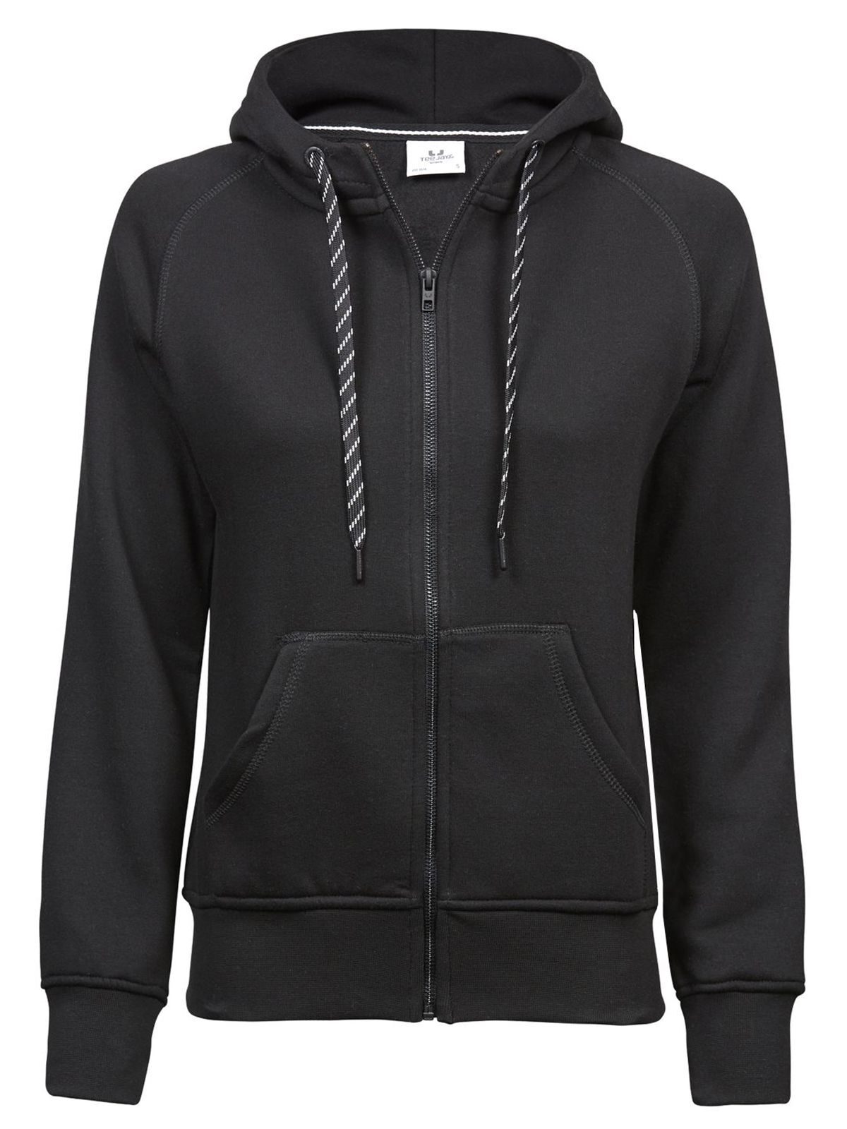 Women´s Fashion Full Zip Hood - 002 - Black