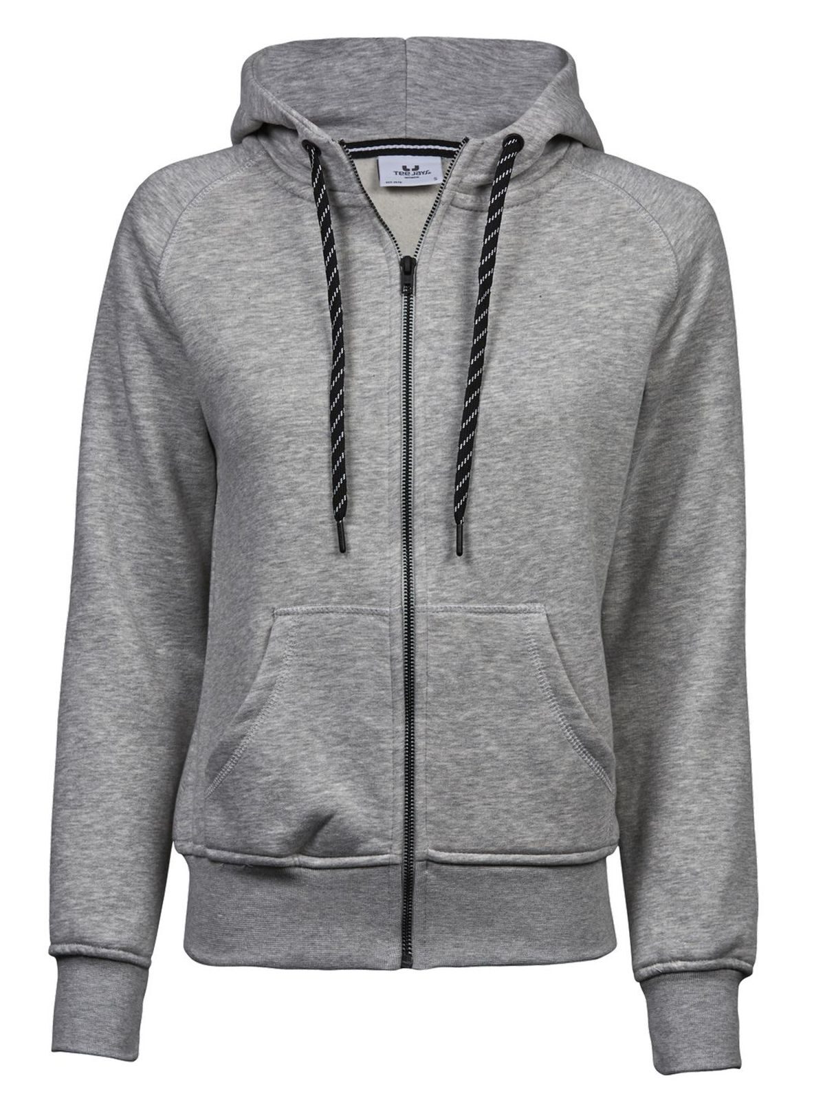 Women´s Fashion Full Zip Hood - 007 - Heather Grey