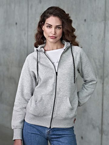 Ladies Fashion Full Zip Hood - Ladies Fashion Full Zip Hood